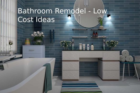 Bathroom Remodel - Low Cost Ideas