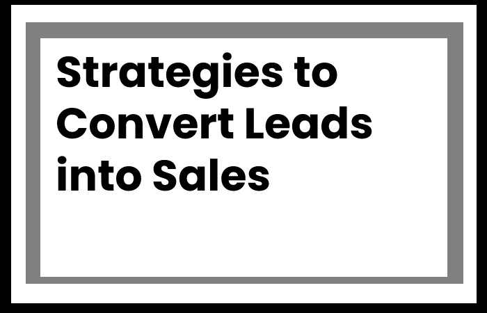 Strategies to Convert Leads into Sales