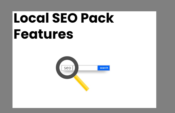 Local SEO Pack Features