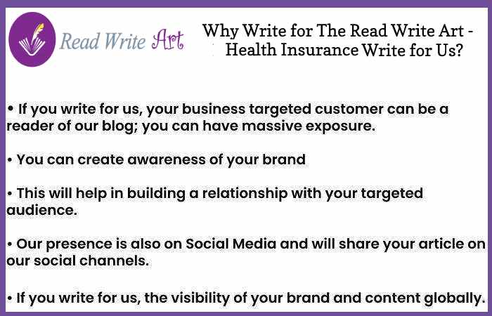 Health Insurance Write for Us – Contribute & Submit Guest Post