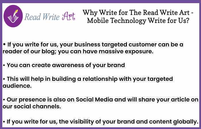 Mobile Technology Write for Us – Contribute and Submit Guest Post