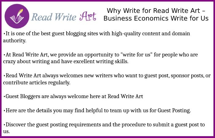 Why Write for Read Write Art – Business Economics Write for Us