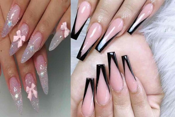 triangle french tip